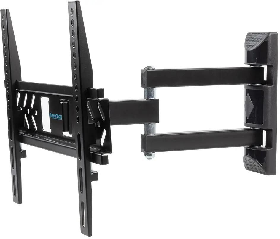 Кронштейн для телевизора Kromax PIXIS-XS, 22-55", настенный, поворотно-выдвижной и наклонный,  черный [20251]